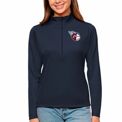 Cleveland Guardians Antigua Women's Tribute Quarter-Zip Pullover Top - Navy - MLB Online
