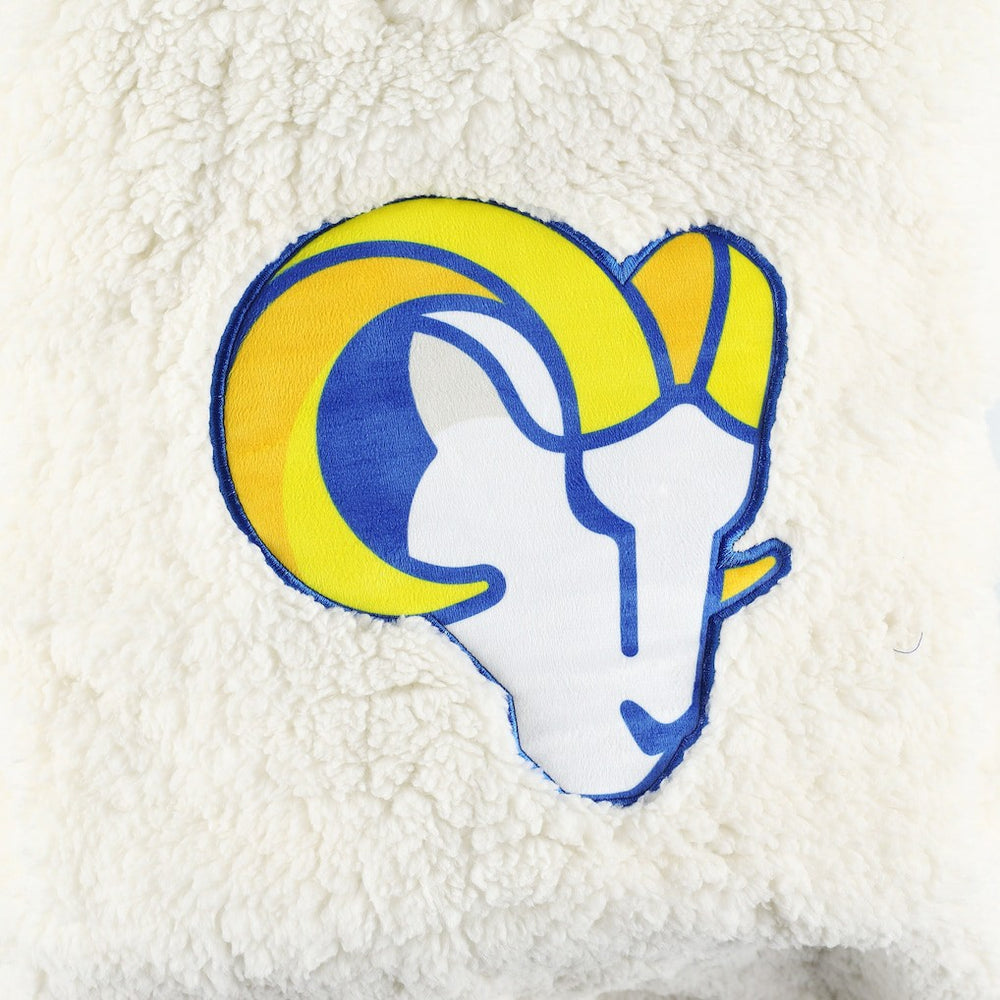 Los Angeles Rams FOCO Repeat Print Reversible Hoodeez