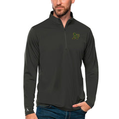 Athletics Antigua Tribute Quarter-Zip Pullover Top - Charcoal - MLB on Sale
