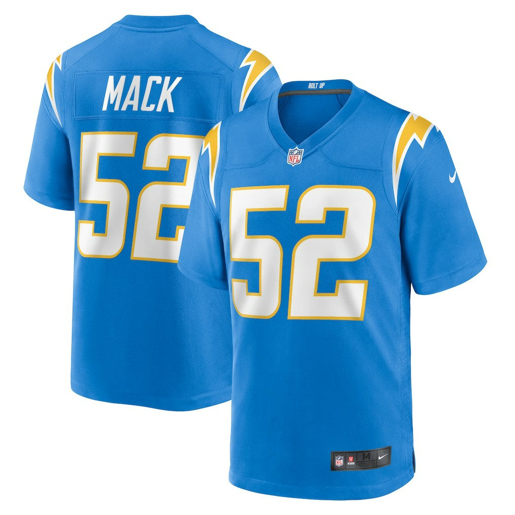 Nike Khalil Mack Los Angeles Chargers Game Jersey Powder Blue