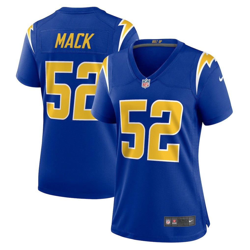 Nike Khalil Mack Los Angeles Chargers Women's Alternate Game Jersey Royal