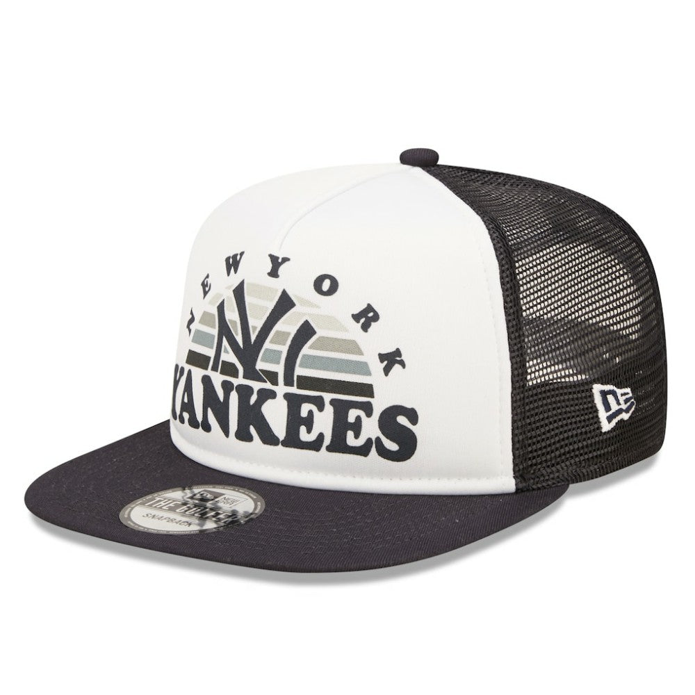 New York Yankees New Era Gradient Golfer 9FIFTY Snapback Hat - White/Navy - New Era Sale