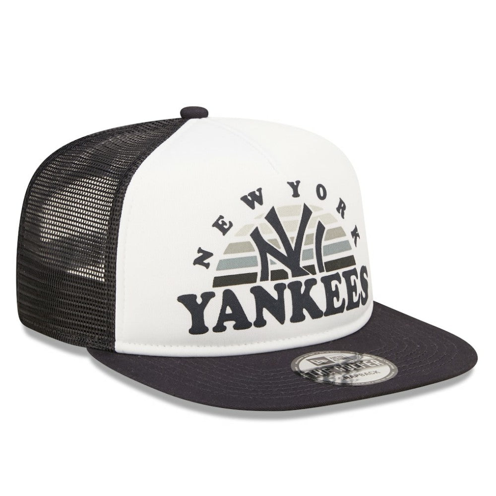 New York Yankees New Era Gradient Golfer 9FIFTY Snapback Hat - White/Navy - New Era Sale