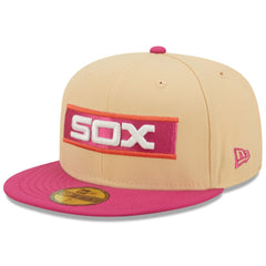 Chicago White Sox New Era 1933 MLB All-Star Game 50th Anniversary Mango Passion 59FIFTY Fitted Hat - Orange/Pink - New Era Online