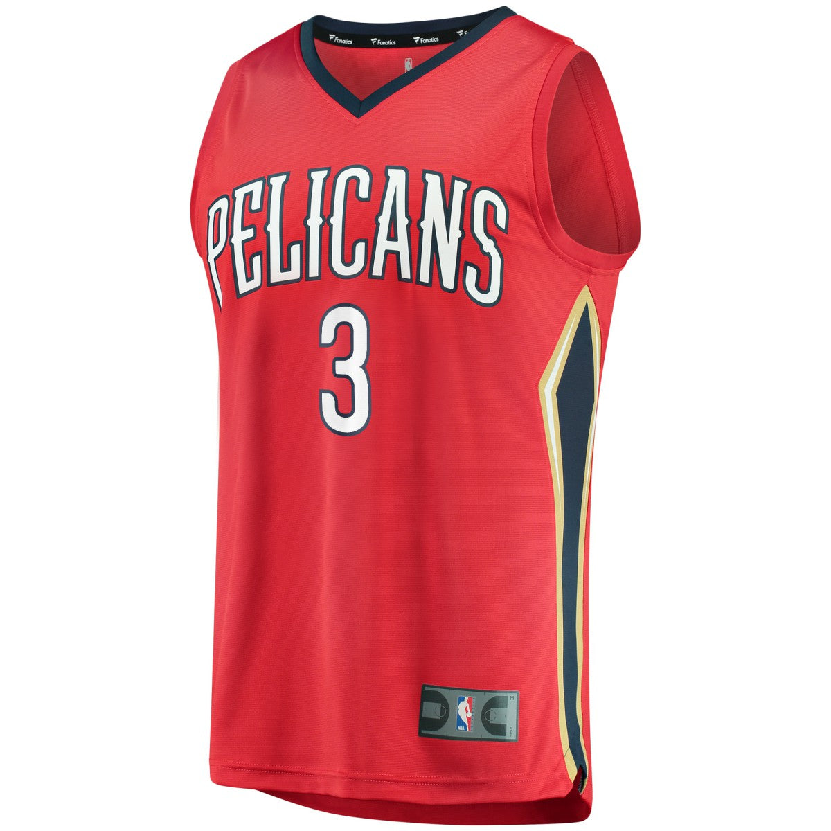C.J. McCollum New Orleans Pelicans Youth Fast Break Replica Player Jersey Red Statement Edition | Fanatics US