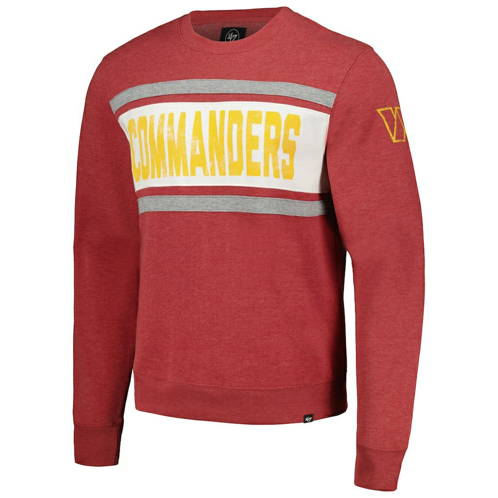 47 brand Washington Commanders '47 Bypass Tribeca Pullover Sweatshirt Heathered Burgundy