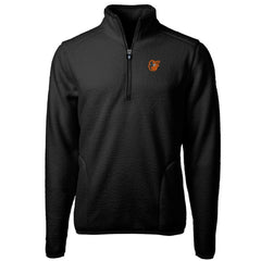 Baltimore Orioles Cutter & Buck Big & Tall Cascade Eco Sherpa Fleece Quarter-Zip Pullover Jacket - Black - MLB on Sale