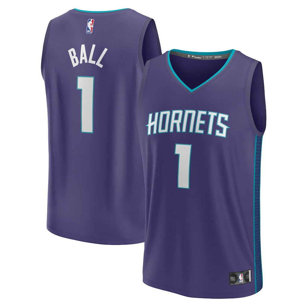 LaMelo Ball Charlotte Hornets Fast Break Replica Player Jersey Statement Edition Purple | Fanatics Near Me