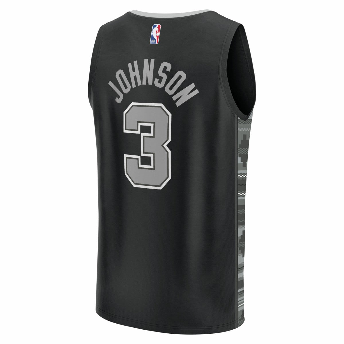 Keldon Johnson San Antonio Spurs Fast Break Replica Player Jersey Statement Edition Black | Fanatics