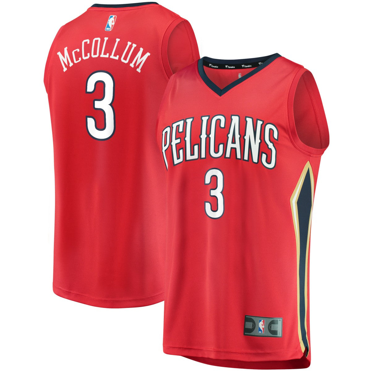 C.J. McCollum New Orleans Pelicans Fast Break Replica Player Jersey Statement Edition Red | Fanatics discount