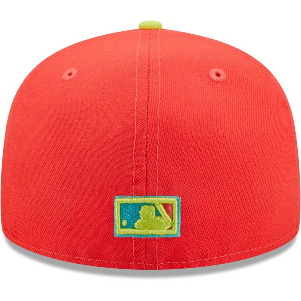 Boston Red Sox New Era   Lava Highlighter Combo 59FIFTY Fitted Hat - Red/Neon Green - New Era Discount