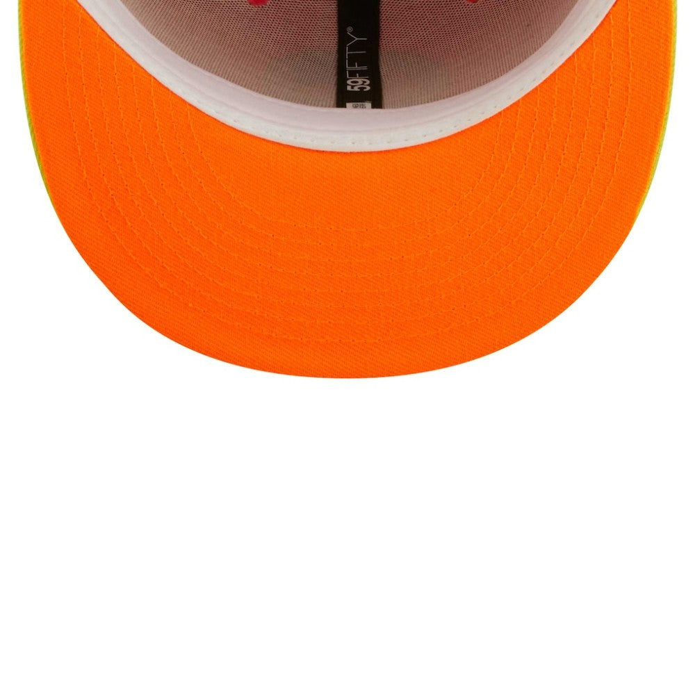 Boston Red Sox New Era   Lava Highlighter Combo 59FIFTY Fitted Hat - Red/Neon Green - New Era Discount