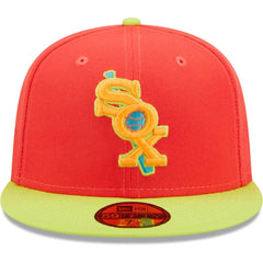 Chicago White Sox New Era   Lava Highlighter Combo 59FIFTY Fitted Hat - Red/Neon Green - New Era Discount