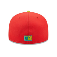 Los Angeles Dodgers New Era 1978 World Series  Lava Highlighter Combo 59FIFTY Fitted Hat - Red/Neon Green - New Era Sale
