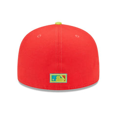 Washington Nationals New Era 2008 Inaugural Season  Lava Highlighter Combo 59FIFTY Fitted Hat - Red/Neon Green - New Era Sale