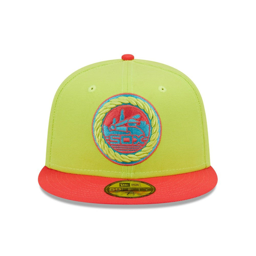 Chicago White Sox New Era 1983 MLB All-Star Game Cyber Highlighter 59FIFTY Fitted Hat - Green/Red - New Era Lifestyle