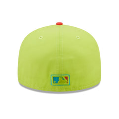New York Yankees New Era Cyber Highlighter 59FIFTY Fitted Hat - Green/Red - New Era Online
