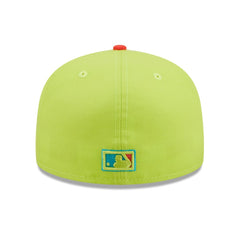 Washington Nationals New Era 2008 Inaugural Season Cyber Highlighter 59FIFTY Fitted Hat - Green/Red - New Era on Sale