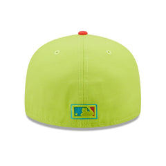 Los Angeles Dodgers New Era Cyber Highlighter 59FIFTY Fitted Hat - Green/Red - New Era Online