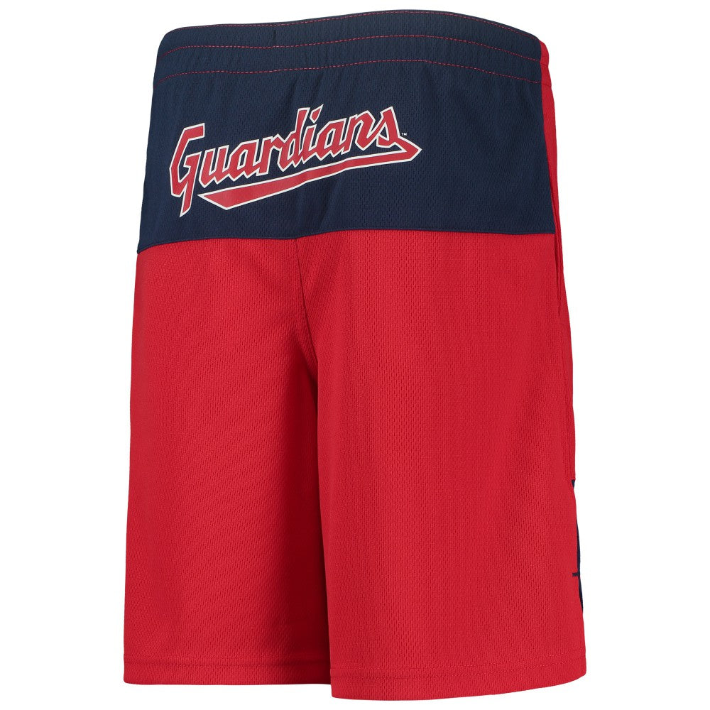 Jose Ramirez Cleveland Guardians Youth Pandemonium Name & Number Shorts - Red - MLB Lifestyle