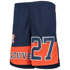 Jose Altuve Houston Astros Youth Pandemonium Name & Number Shorts - Navy - MLB Sale