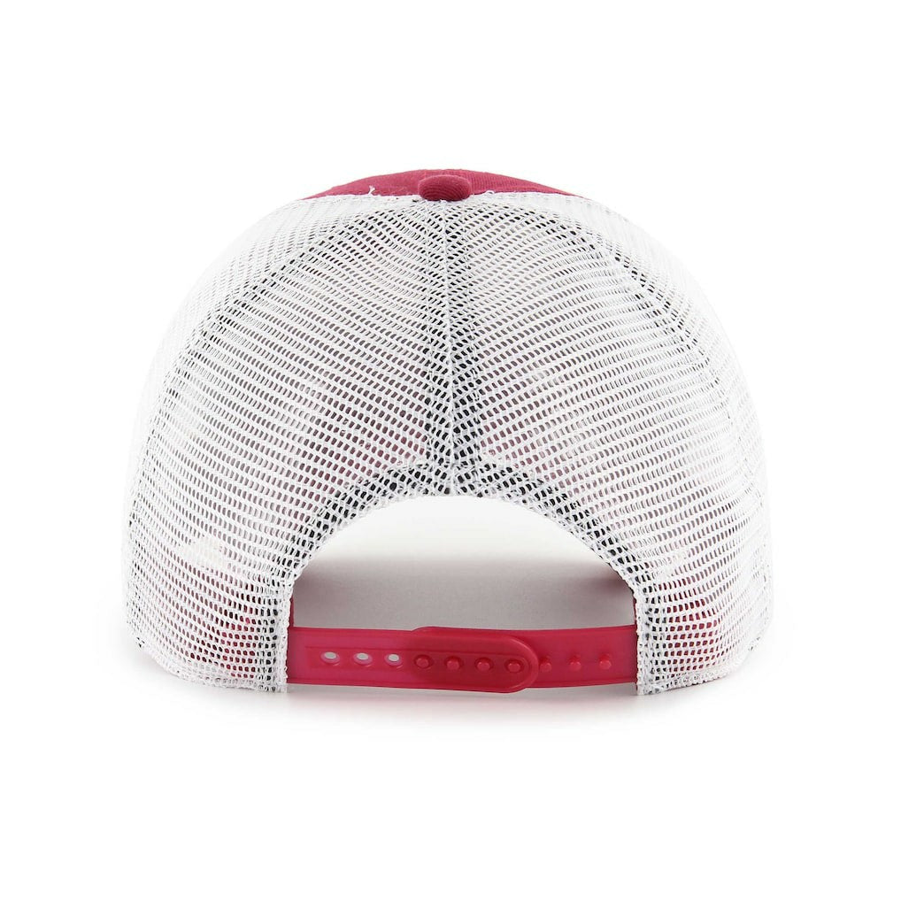 47 brand Arizona Cardinals '47 Highline Clean Up Trucker Snapback Hat Cardinal/White