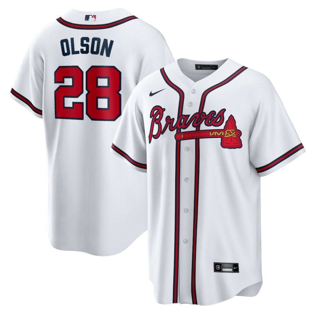 Matt Olson Atlanta Braves Nike Home Replica Player Jersey - White - Nike Online