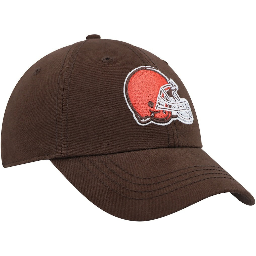 47 brand Cleveland Browns '47 Women's Miata Clean Up Primary Logo Adjustable Hat Brown
