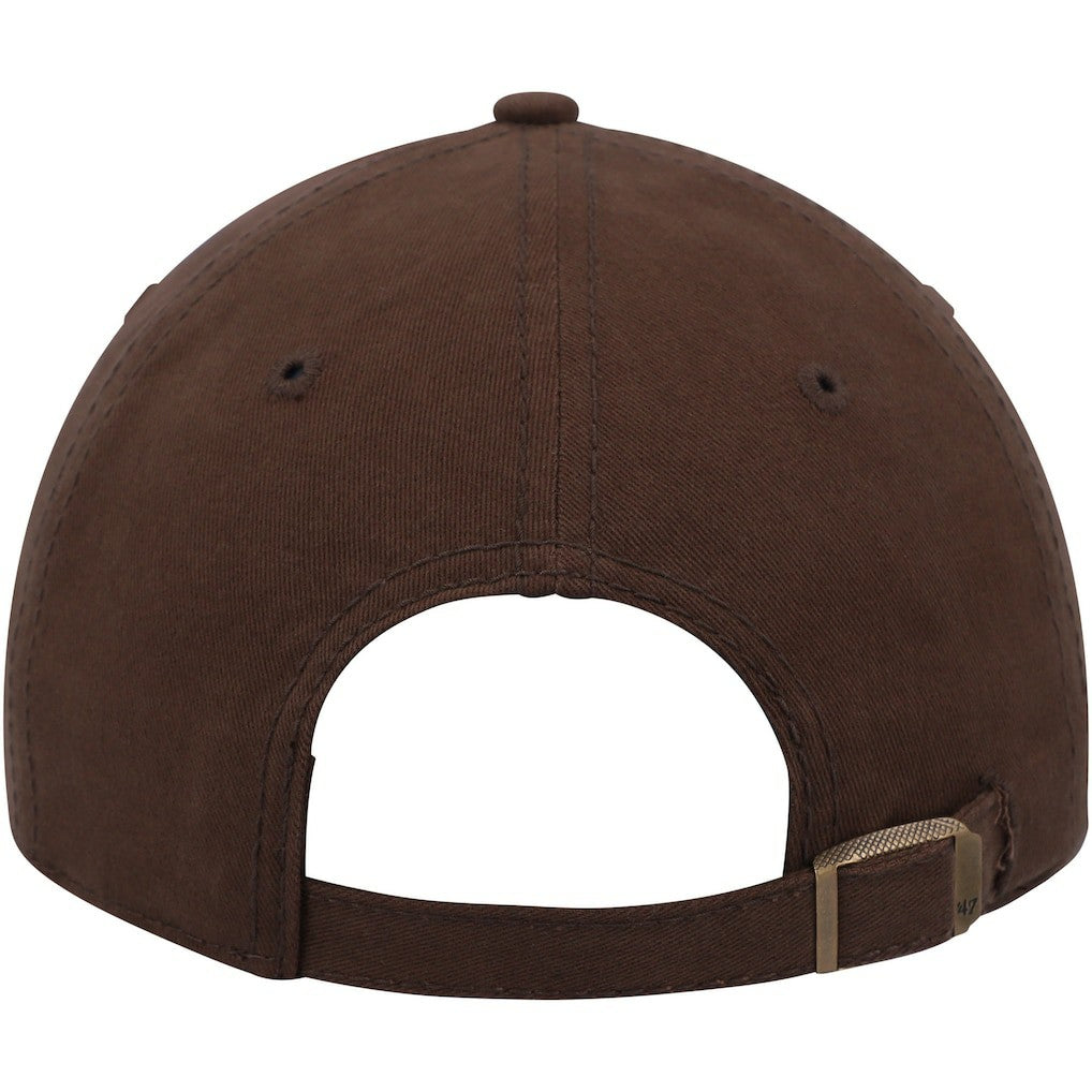 47 brand Cleveland Browns '47 Women's Miata Clean Up Primary Logo Adjustable Hat Brown