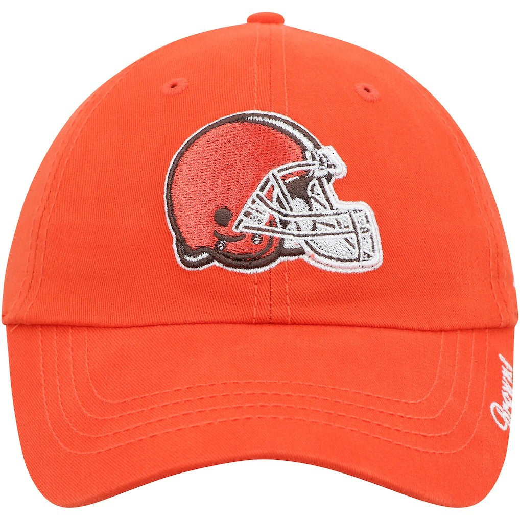 47 brand Cleveland Browns '47 Women's Miata Clean Up Primary Logo Adjustable Hat Orange