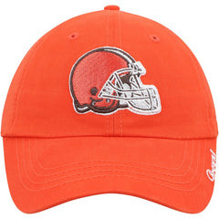 47 brand Cleveland Browns '47 Women's Miata Clean Up Primary Logo Adjustable Hat Orange