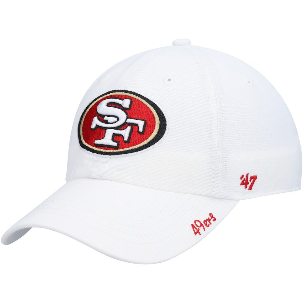 47 brand San Francisco 49ers '47 Women's Miata Logo Clean Up Adjustable Hat White