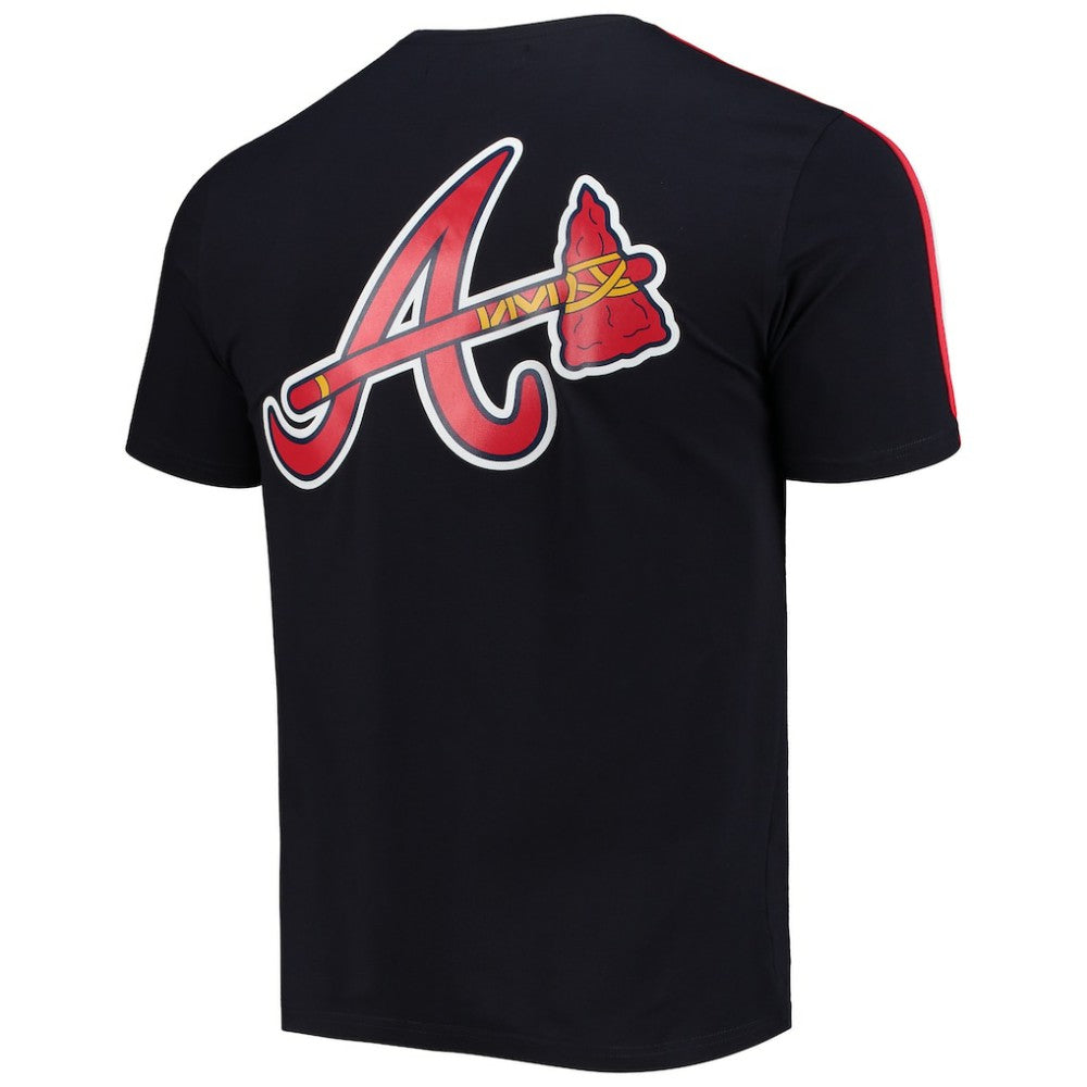 Atlanta Braves Pro Standard Taping T-Shirt - Navy/Red - MLB Lifestyle