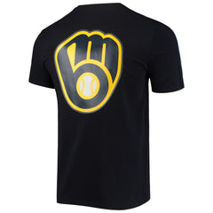 Milwaukee Brewers Pro Standard Taping T-Shirt - Navy/ - MLB Discount