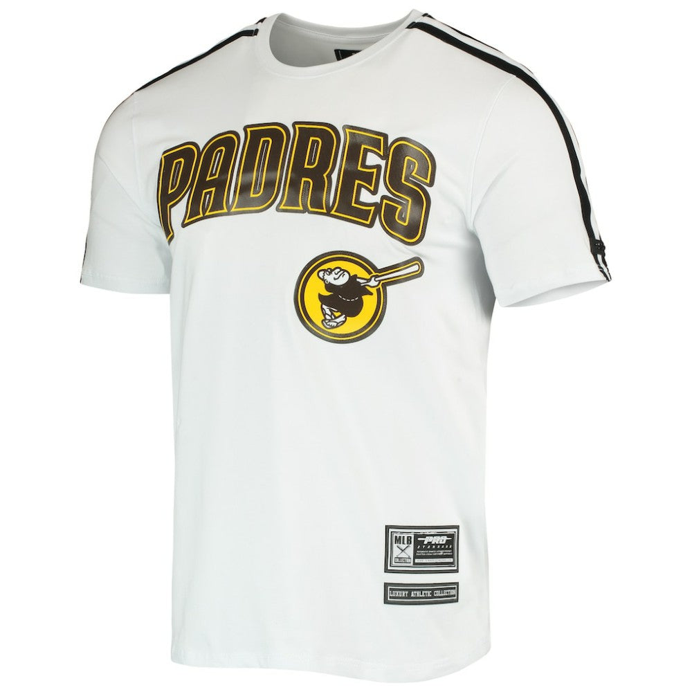 San Diego Padres Pro Standard Taping T-Shirt - White/ - MLB Discount