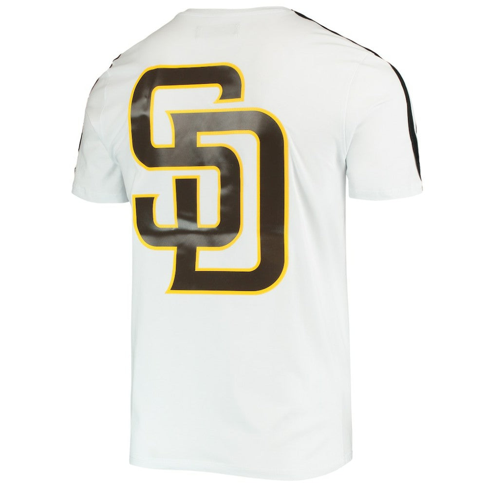 San Diego Padres Pro Standard Taping T-Shirt - White/ - MLB Discount