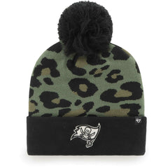 47 brand Tampa Bay Buccaneers '47 Women's Bagheera Cuffed Knit Hat with Pom Green/Black