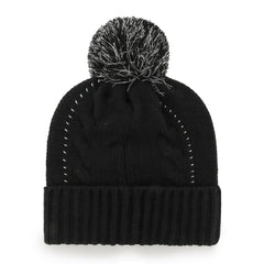 47 brand New Orleans Saints '47 Women's Bauble Cuffed Knit Hat with Pom Black