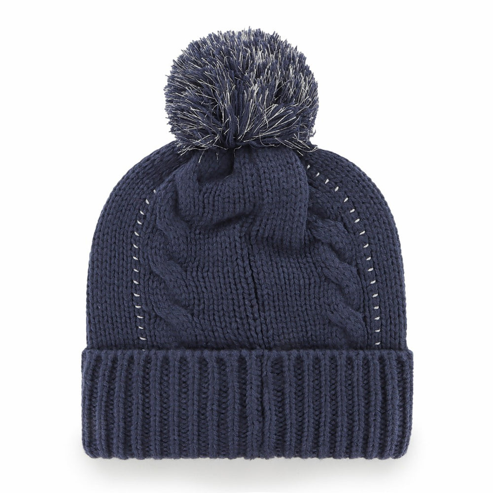 47 brand Tennessee Titans '47 Women's Bauble Cuffed Knit Hat with Pom Navy