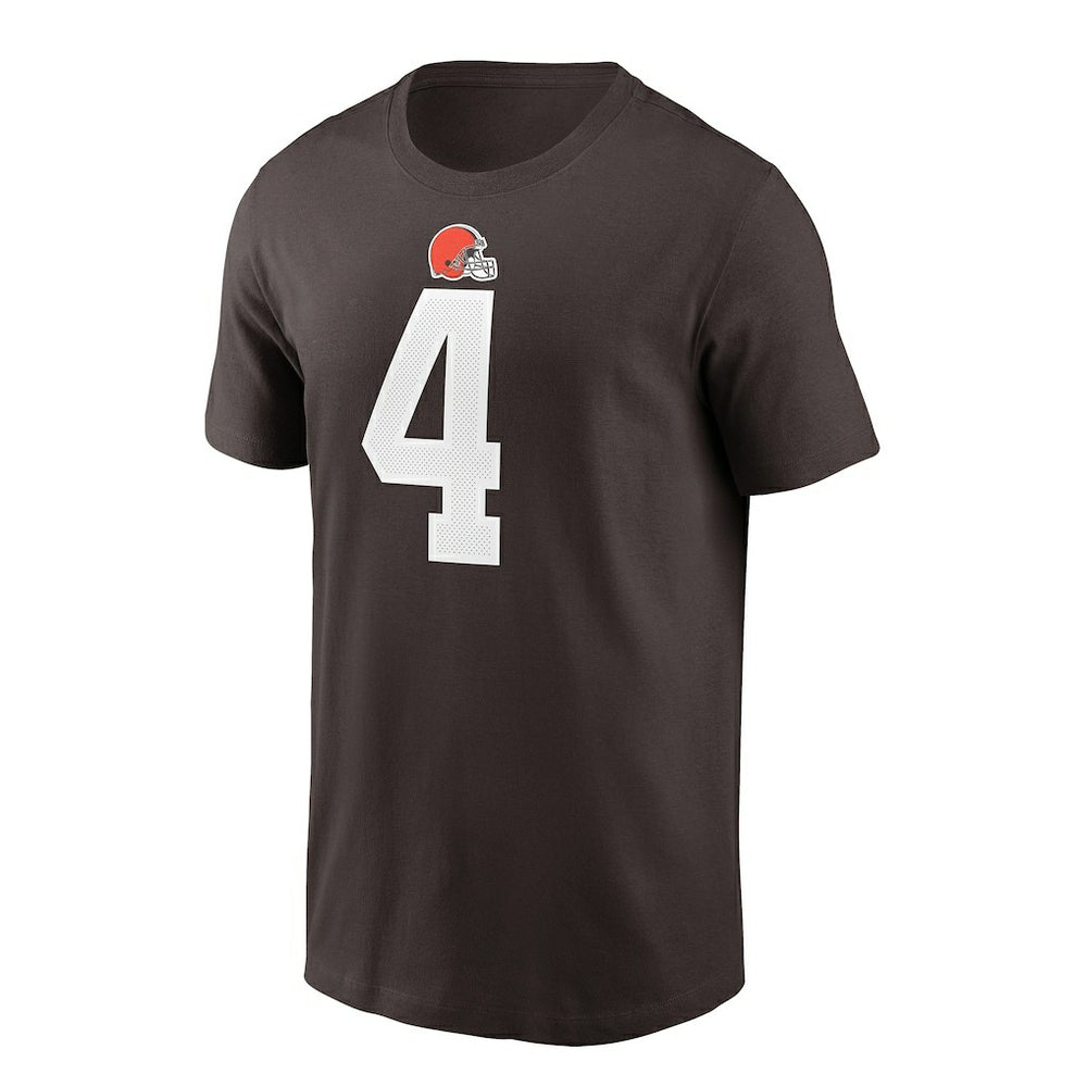 Nike Deshaun Watson Cleveland Browns Player Name & Number T-Shirt Brown