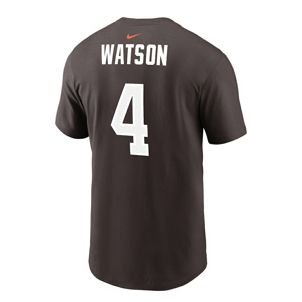 Nike Deshaun Watson Cleveland Browns Player Name & Number T-Shirt Brown