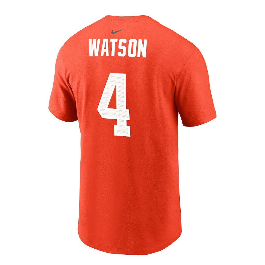 Nike Deshaun Watson Cleveland Browns Player Name & Number T-Shirt Orange