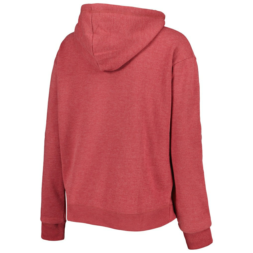 47 brand Arizona Cardinals '47 Women's Color Rise Kennedy Notch Neck Pullover Hoodie Cardinal