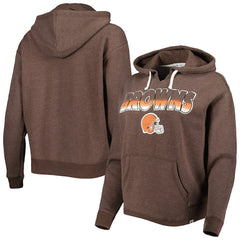 47 brand Cleveland Browns '47 Women's Color Rise Kennedy Pullover Hoodie Brown