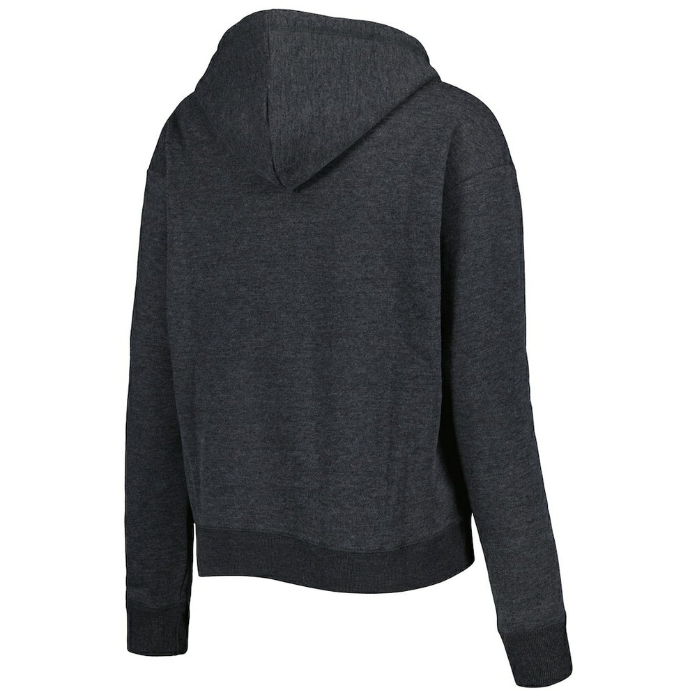 47 brand Las Vegas Raiders '47 Women's Color Rise Kennedy Notch Neck Pullover Hoodie Black