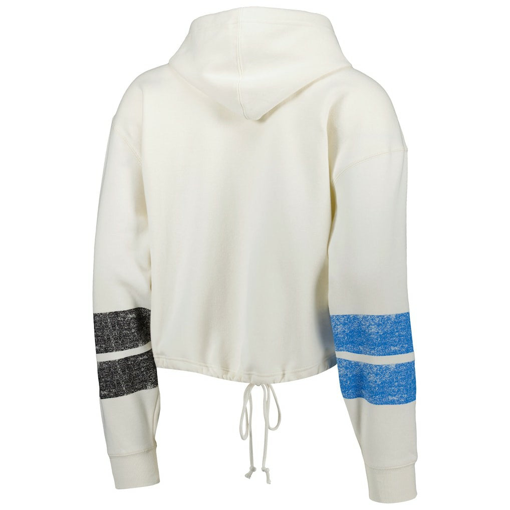 47 brand Carolina Panthers '47 Women's Harper Pullover Hoodie Oatmeal