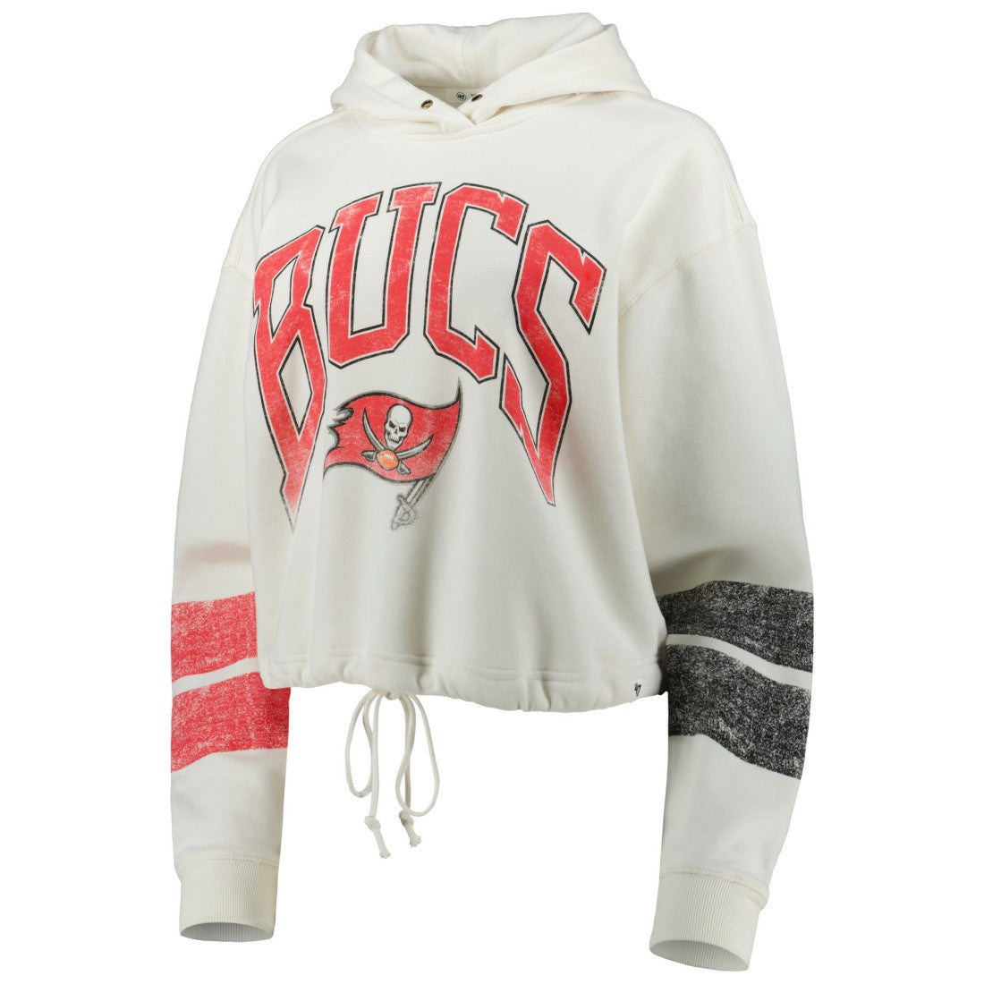 47 brand Tampa Bay Buccaneers '47 Women's Harper Pullover Hoodie Oatmeal