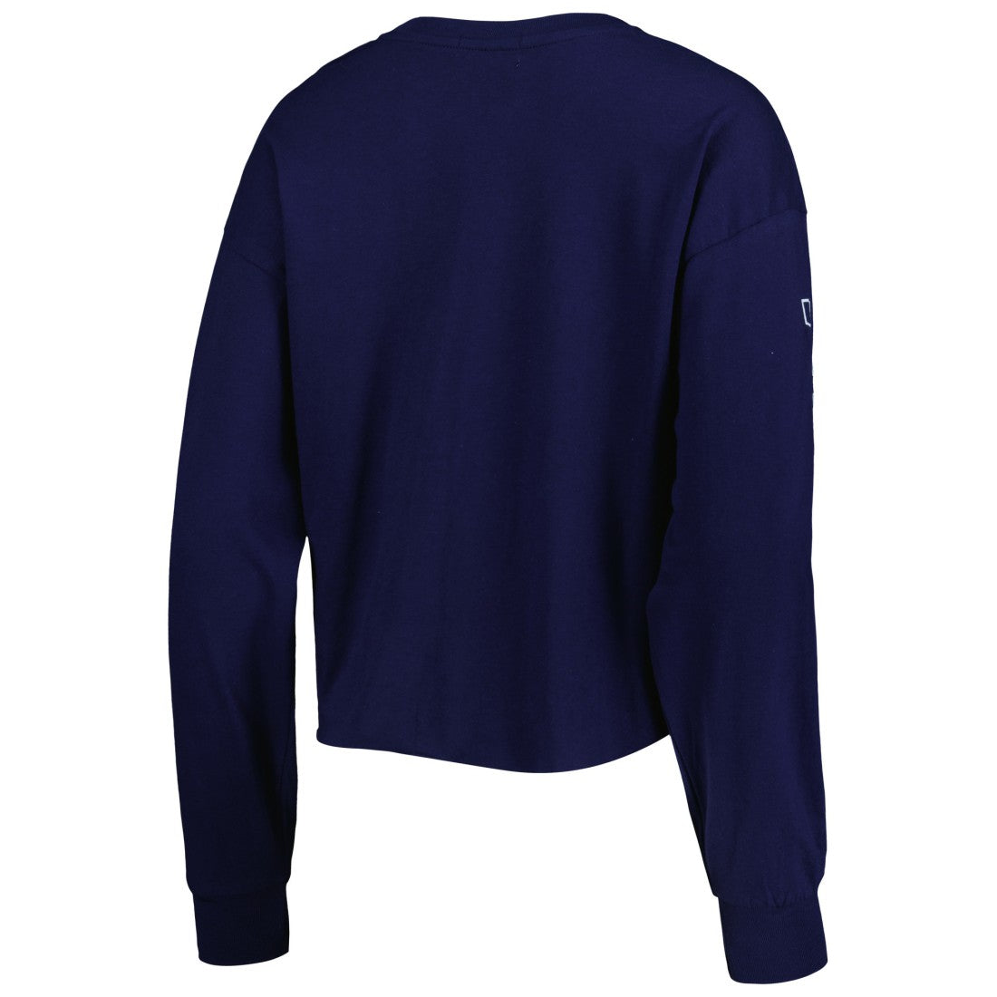 47 brand Tennessee Titans '47 Women's Skyler Parkway Cropped Long Sleeve T-Shirt Navy