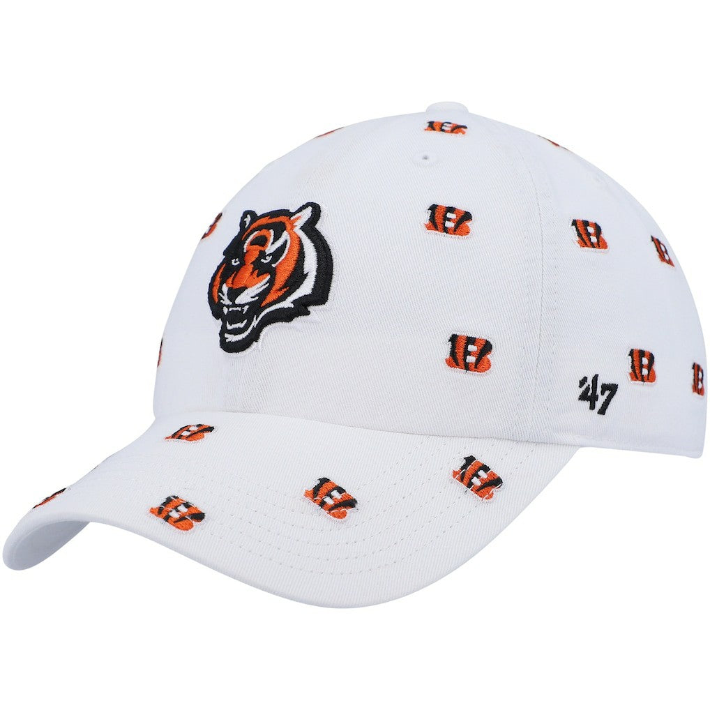 47 brand Cincinnati Bengals '47 Women's Confetti Clean Up Adjustable Hat White