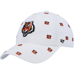 47 brand Cincinnati Bengals '47 Women's Confetti Clean Up Adjustable Hat White